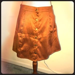 SHEIN Button Front Skirt